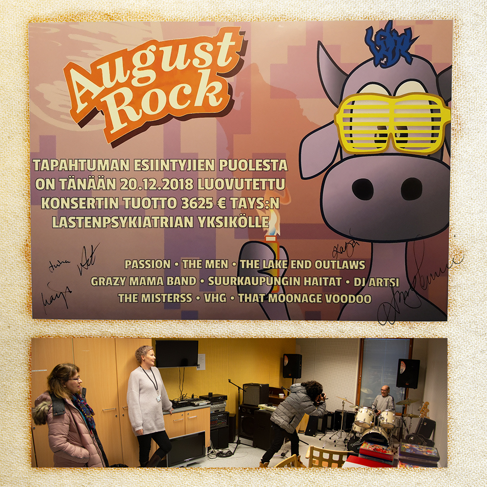 Varoja luovuttamassa